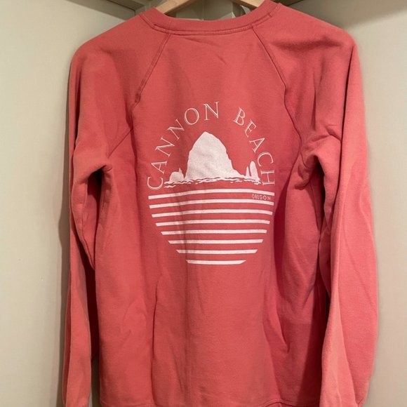 OUTTA TOWN Cannon Beach, Oregon Crewneck Sweatshirt size XS - Picture 2 of 7